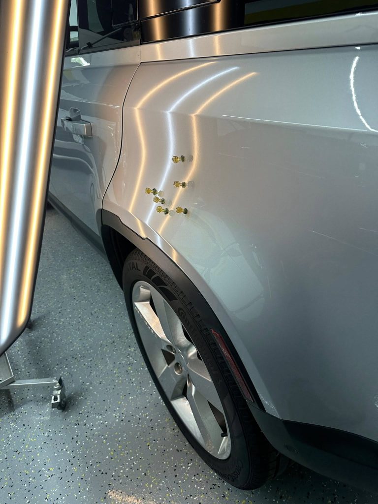 repaing a side back fender